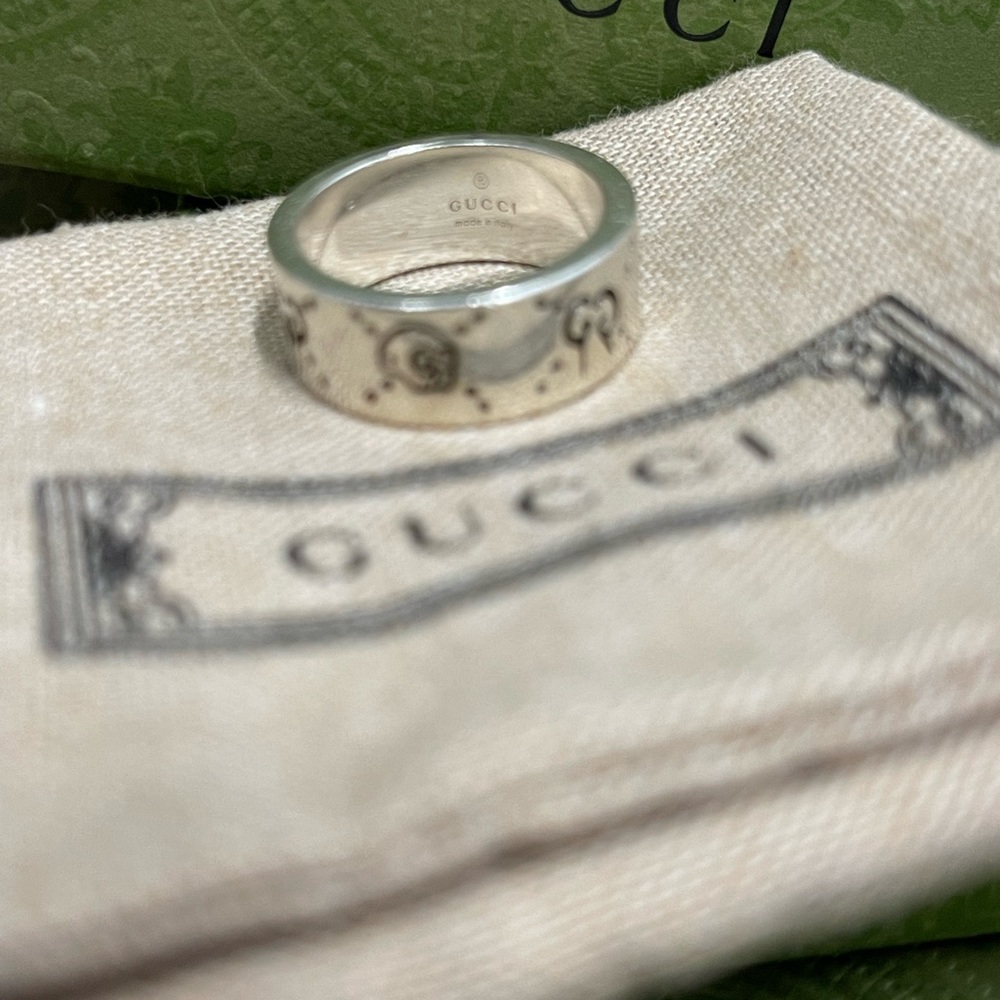 Authentic Gucci Ring complete set size 19 - Picture 4 of 12